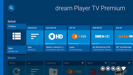 dream Player for Android TV - عکس برنامه موبایلی اندروید