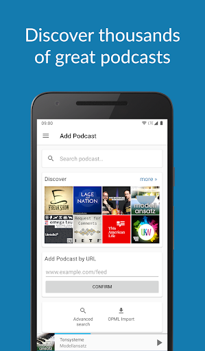 AntennaPod - عکس برنامه موبایلی اندروید