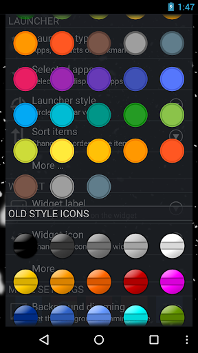 CircleLauncher light - Image screenshot of android app