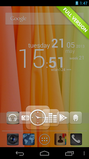 CircleLauncher light - Image screenshot of android app