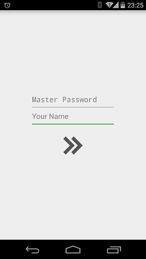 Master Password - Image screenshot of android app