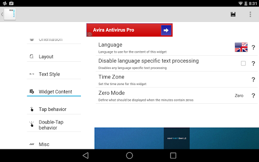 Minimalistic Text: Widgets - عکس برنامه موبایلی اندروید