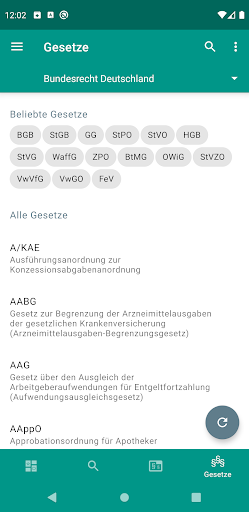 Lawdroid – Deutsche/EU-Gesetze - عکس برنامه موبایلی اندروید