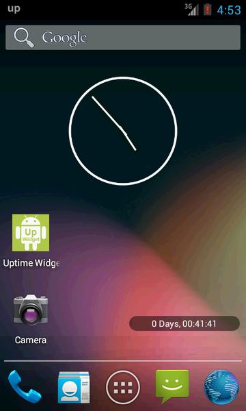 Uptime Widget - عکس برنامه موبایلی اندروید