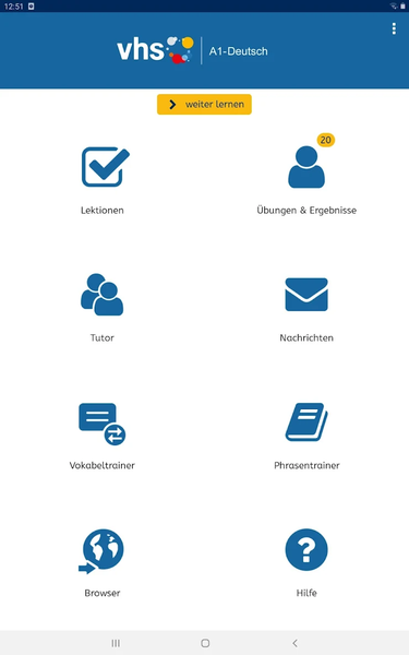 A۱-Deutsch - عکس برنامه موبایلی اندروید