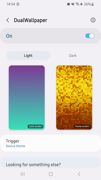 Dual Wallpaper - عکس برنامه موبایلی اندروید