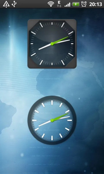 Clock Widget Pack Glass - عکس برنامه موبایلی اندروید