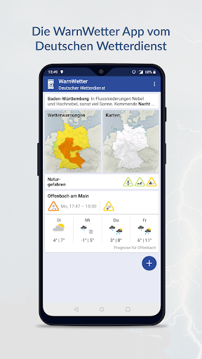 WarnWetter - Image screenshot of android app