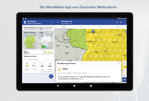 WarnWetter - عکس برنامه موبایلی اندروید