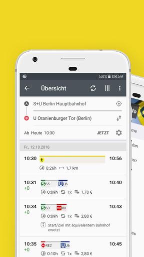 BVG Fahrinfo: Route planner - عکس برنامه موبایلی اندروید