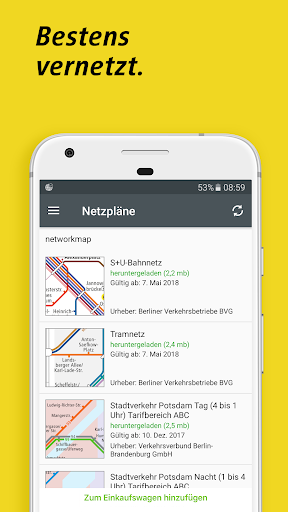 BVG Fahrinfo: Route planner - عکس برنامه موبایلی اندروید