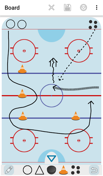 Hockey Drawing Board - عکس برنامه موبایلی اندروید