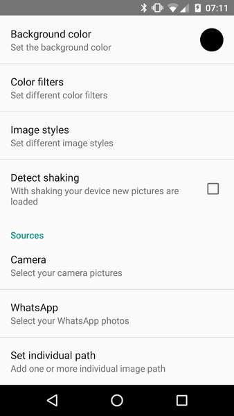 Camera Pictures Live Wallpaper - Image screenshot of android app