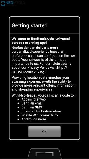 NeoReader QR & Barcode Scanner - عکس برنامه موبایلی اندروید