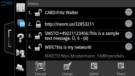 NeoReader QR & Barcode Scanner - Image screenshot of android app