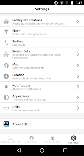 EQInfo - عکس برنامه موبایلی اندروید