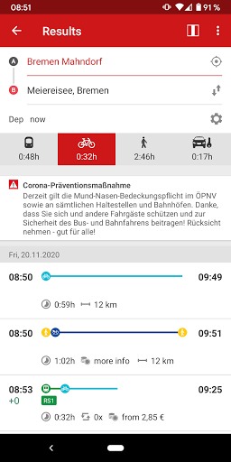 FahrPlaner - Image screenshot of android app