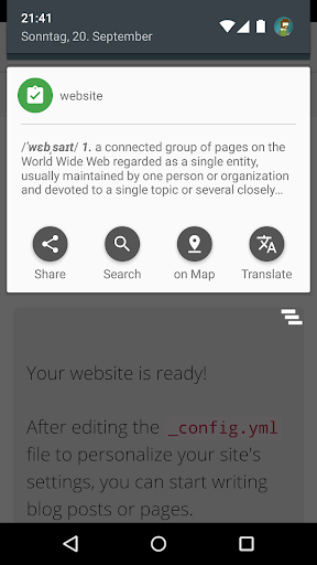 Clipboard Actions & Notes - Image screenshot of android app