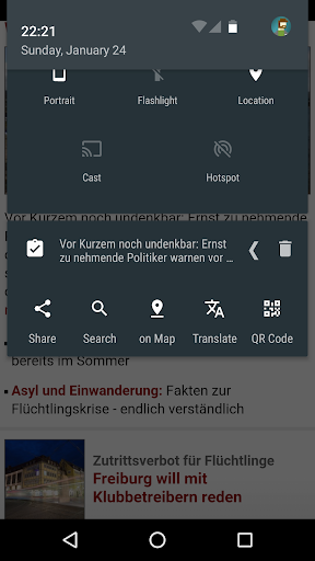 Clipboard Actions & Notes - Image screenshot of android app