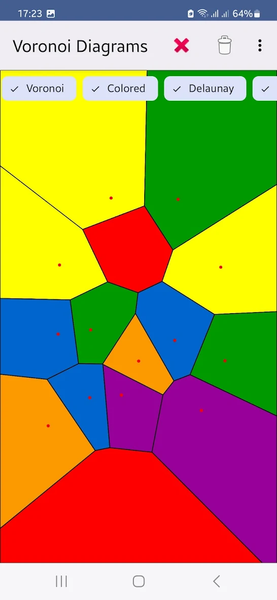 Voronoi Diagram - عکس برنامه موبایلی اندروید