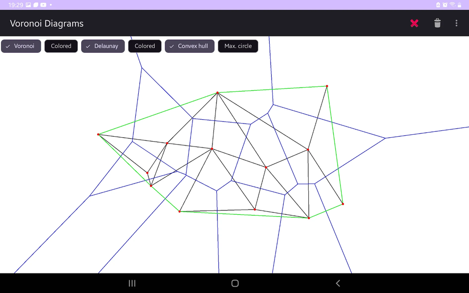 Voronoi Diagram - عکس برنامه موبایلی اندروید