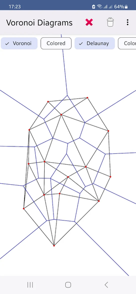 Voronoi Diagram - عکس برنامه موبایلی اندروید