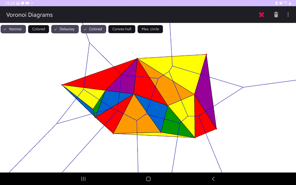 Voronoi Diagram - عکس برنامه موبایلی اندروید