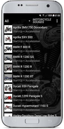 BIKE & MOTORCYCLE SOUNDS - Image screenshot of android app