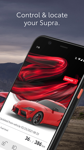 Toyota Supra Connect - عکس برنامه موبایلی اندروید