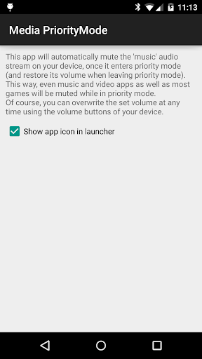 Media-Mute - Image screenshot of android app
