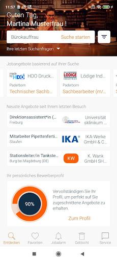 Jobware - Jobsuche & Jobbörse - Image screenshot of android app