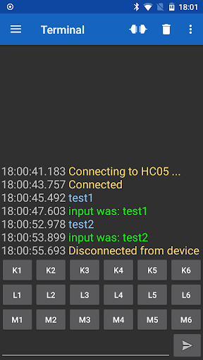 Serial Bluetooth Terminal - عکس برنامه موبایلی اندروید