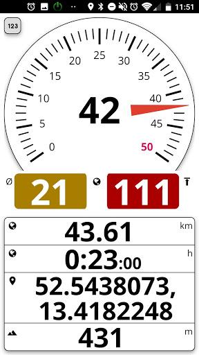 Speedometer with odometer - عکس برنامه موبایلی اندروید