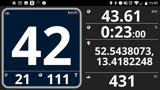 Speedometer with odometer - عکس برنامه موبایلی اندروید
