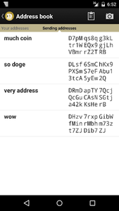Dogecoin Wallet - عکس برنامه موبایلی اندروید