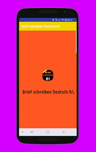 Brief schreiben Deutsch B1 - Image screenshot of android app