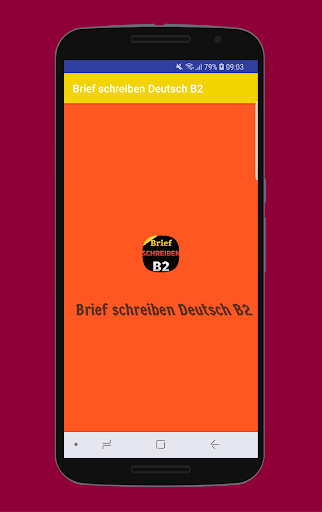 Brief schreiben Deutsch B2 - Image screenshot of android app