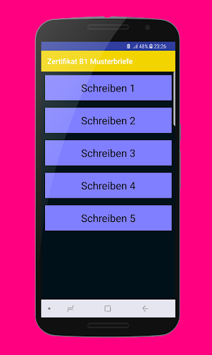 Zertifikat Deutsch B1 Musterbriefe - Image screenshot of android app