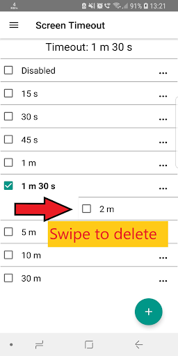 Screen Timeout - Image screenshot of android app