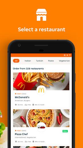 LIEFERHELD | Order Food - Image screenshot of android app