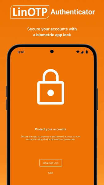 LinOTP Authenticator - Image screenshot of android app