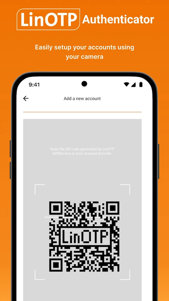 LinOTP Authenticator - Image screenshot of android app