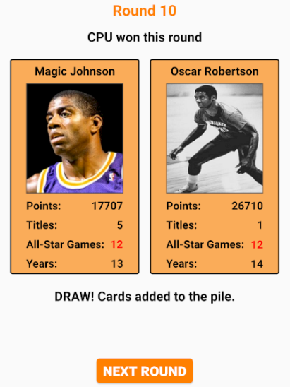NBA Card Game - عکس بازی موبایلی اندروید