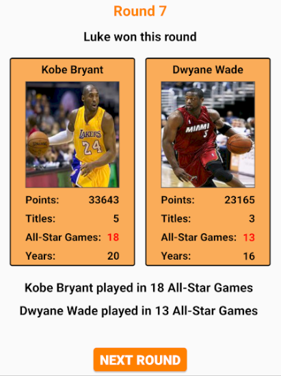 NBA Card Game - عکس بازی موبایلی اندروید