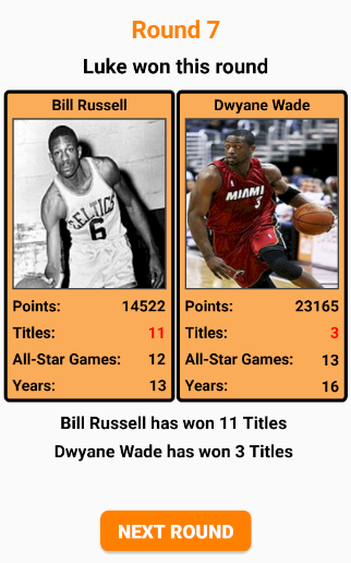 NBA Card Game - عکس بازی موبایلی اندروید