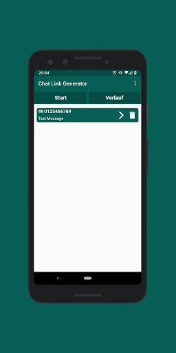 Chat Link Generator - عکس برنامه موبایلی اندروید