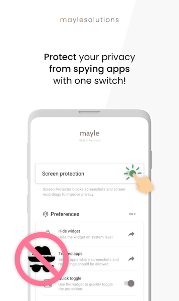 Screen Protector: Stop Spyware - عکس برنامه موبایلی اندروید
