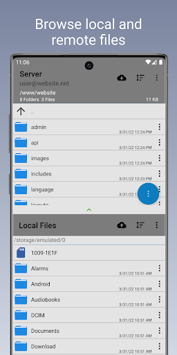 PowerFTP (FTP Client & Server) - عکس برنامه موبایلی اندروید