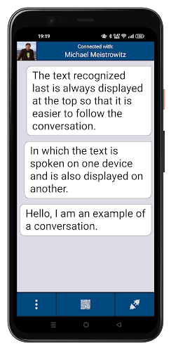 Speech to text helper for deaf - عکس برنامه موبایلی اندروید