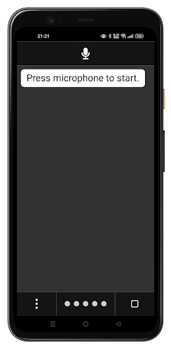 Speech to text helper for deaf - عکس برنامه موبایلی اندروید
